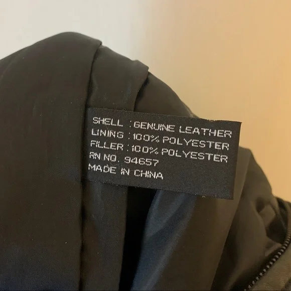 Marcia Collection Black Leather Jacket